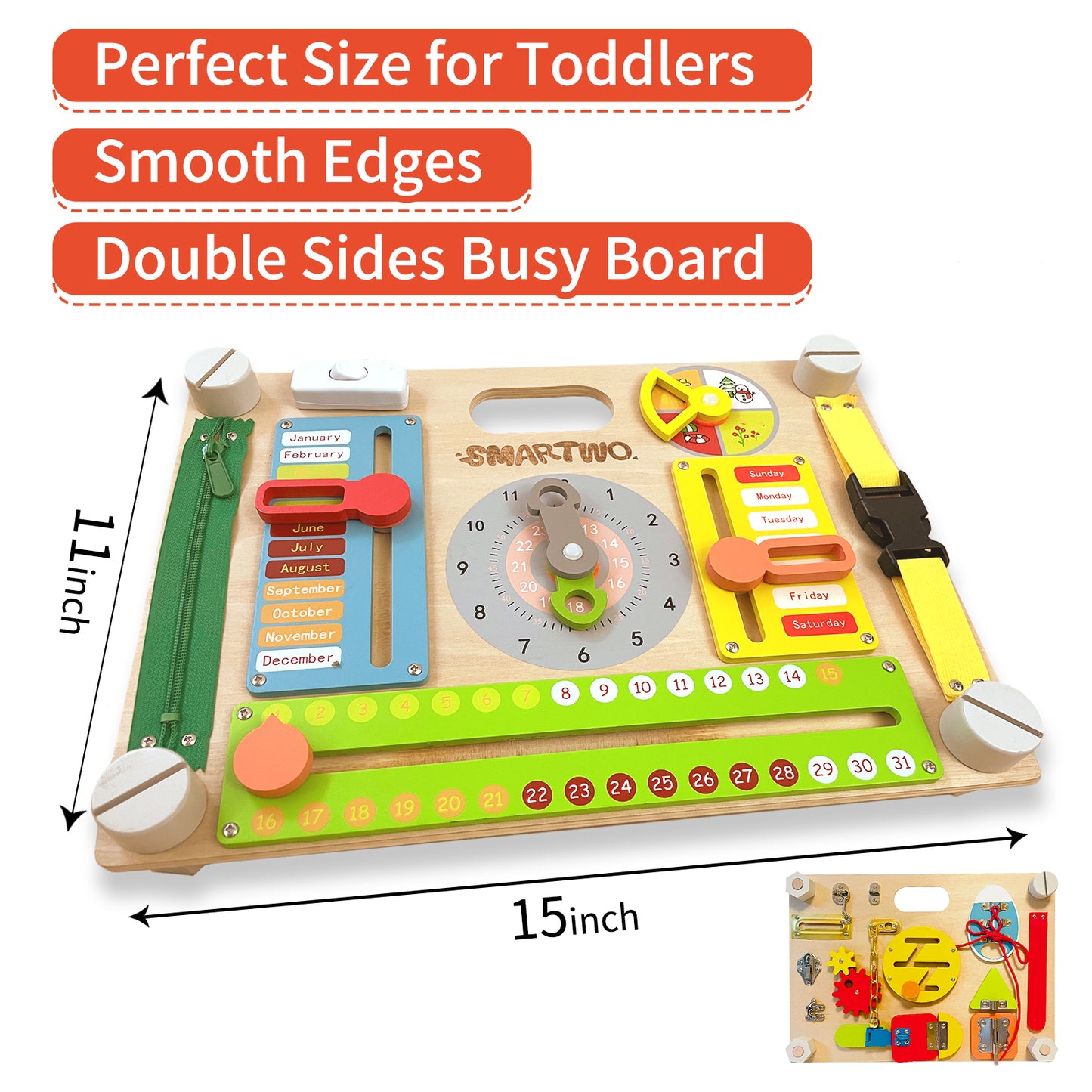 Smartwo Double-sided Busy Board 🔥FREE SHIPPING