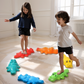 Stackable Balance Stepping Stone Training Set of Sensory Toy for Toddlers Entertainment and Exercise, Play “the floor is lava” Game, Kids Fitness Sensory Equipment for Gross Motor