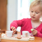 Smartwo Wooden Tea Set for Little Girls | Toddlers Pretend Play Toy | Improve Imagination and Social Skills